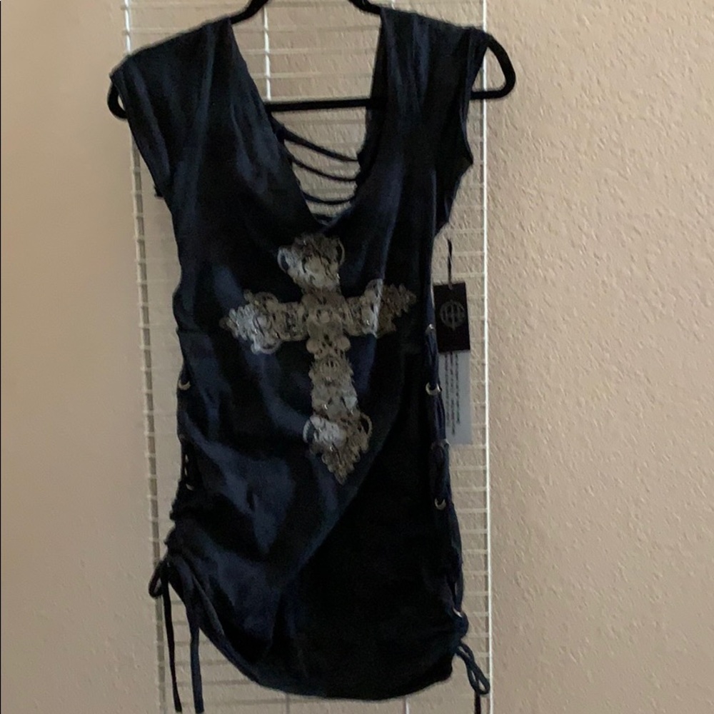 Tunic.....w/ cross design on front